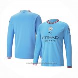 Manchester City Home Shirt Long Sleeve 2022-2023