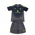 Manchester United Away Goalkeeper Shirt Kids 2025-2026 Black