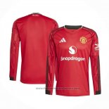 Manchester United Home Shirt Long Sleeve 2025-2026