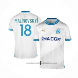 Olympique Marseille Player Malinovskyi Home Shirt 2023-2024