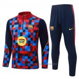 Sweatshirt Tracksuit Barcelona 2026-2027 Blue Red
