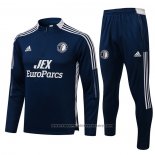 Sweatshirt Tracksuit Feyenoord 2021-2022 Blue