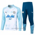 Sweatshirt Tracksuit Manchester City 2024 Blue and White