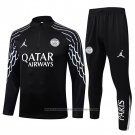 Sweatshirt Tracksuit Paris Saint-Germain Kids 2025-2026 Black