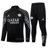 Sweatshirt Tracksuit Paris Saint-Germain Kids 2025-2026 Black