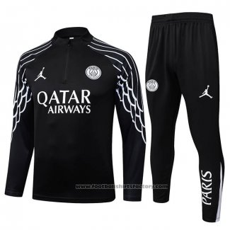 Sweatshirt Tracksuit Paris Saint-Germain Kids 2025-2026 Black