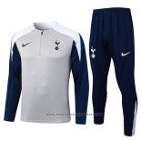 Sweatshirt Tracksuit Tottenham Hotspur Kids 2025-2026 Grey Blue
