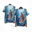 Thailand Brazil Jesus Shirt 2025-2026 Blue