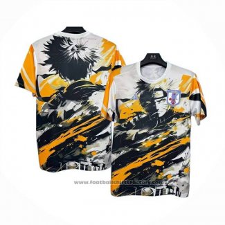 Thailand Japan Special Shirt 2025-2026 White Orange