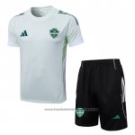 Tracksuit Al-ahli Saudi Short Sleeve 2025-2026 White - Shorts