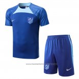 Tracksuit Atletico Madrid Short Sleeve 2022-2023 Blue - Shorts
