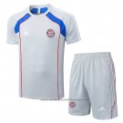Tracksuit Bayern Munich Short Sleeve 2025-2026 Grey - Shorts