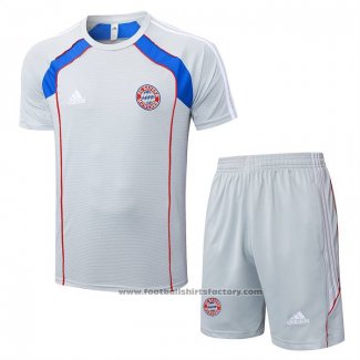 Tracksuit Bayern Munich Short Sleeve 2025-2026 Grey - Shorts