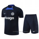 Tracksuit Chelsea Short Sleeve 2022-2023 Black - Shorts
