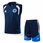 Tracksuit Cruzeiro Without Sleeves 2025-2026 Blue