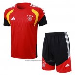 Tracksuit Germany Short Sleeve 2025-2026 Red - Shorts