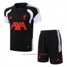 Tracksuit Liverpool Short Sleeve 2026-2027 Black - Shorts