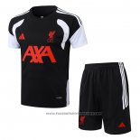 Tracksuit Liverpool Short Sleeve 2026-2027 Black - Shorts