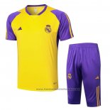 Tracksuit Real Madrid Short Sleeve 2024-2025 Yellow - Shorts