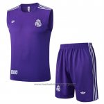 Tracksuit Real Madrid Without Sleeves 2025-2026 Purple