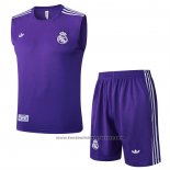 Tracksuit Real Madrid Without Sleeves 2025-2026 Purple
