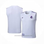 Training Shirt Real Madrid Without Sleeves 2025-2026 White Purple
