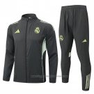 Windbreaker Suit Real Madrid 2025-2026 Grey Green