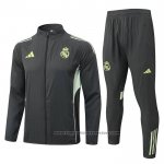 Windbreaker Suit Real Madrid 2025-2026 Grey Green