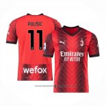 AC Milan Player Pulisic Home Shirt 2023-2024