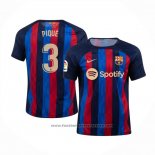 Barcelona Player Pique Home Shirt 2022-2023