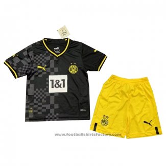 Borussia Dortmund Away Shirt Kids 2022-2023