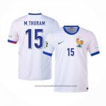 France Player M.thuram Away Shirt 2024