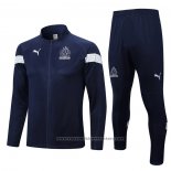 Jacket Tracksuit Olympique Marseille 2022-2023 Blue Oscuro