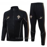 Jacket Tracksuit Portugal Kids 2026-2027 Black