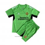 Manchester United Home Goalkeeper Shirt Kids 2023-2024