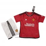 Manchester United Home Shirt Kids 2023-2024