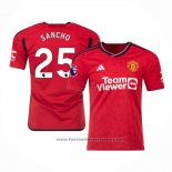 Manchester United Player Sancho Home Shirt 2023-2024
