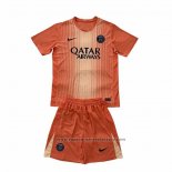 Paris Saint-Germain Goalkeeper Shirt Kids 2025-2026 Orange