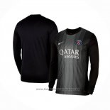 Paris Saint-Germain Home Goalkeeper Shirt Long Sleeve 2025-2026 Black