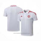 Polo Manchester United 2021-2022 White and Red