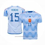 Spain Player Yeremi Away Shirt 2022