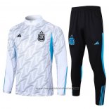 Sweatshirt Tracksuit Argentina Kids 2023-2024 White