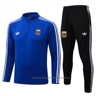 Sweatshirt Tracksuit Argentina Kids 2026-2027 Blue