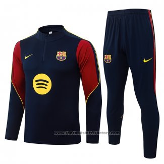 Sweatshirt Tracksuit Barcelona Kids 2026-2027 Blue Red