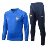 Sweatshirt Tracksuit France 2022-2023 Blue