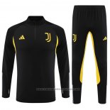 Sweatshirt Tracksuit Juventus Kids 2023-2024 Black