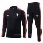 Sweatshirt Tracksuit Manchester United 2026-2027 Black