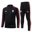 Sweatshirt Tracksuit Manchester United Kids 2026-2027 Black