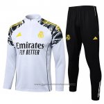 Sweatshirt Tracksuit Real Madrid Kids 2025-2026 White