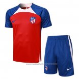 Tracksuit Atletico Madrid Short Sleeve 2023-2024 Red - Shorts